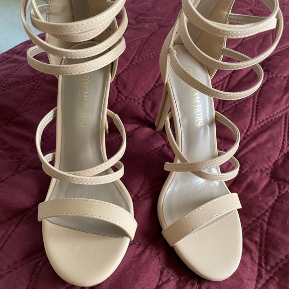 Women's Show High Heel Dress Pump Sandals - Picture 2 of 4